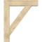 Ekena Millwork Traditional Block Rough Sawn Bracket w/ Offset Brace, Douglas Fir, 8"W x 36"D x 44"H BKT0806X36X44TRA05RDF - alternate 4